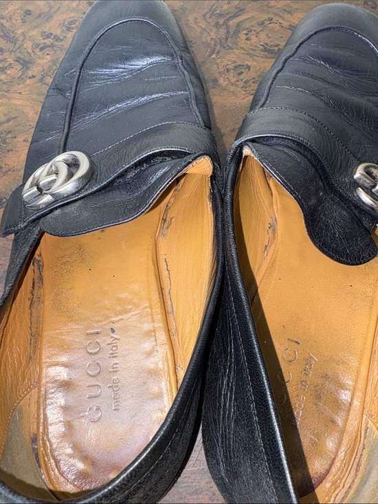 Gucci Mens Double G Logo Loafers size 8 | US 8.5 main image 9